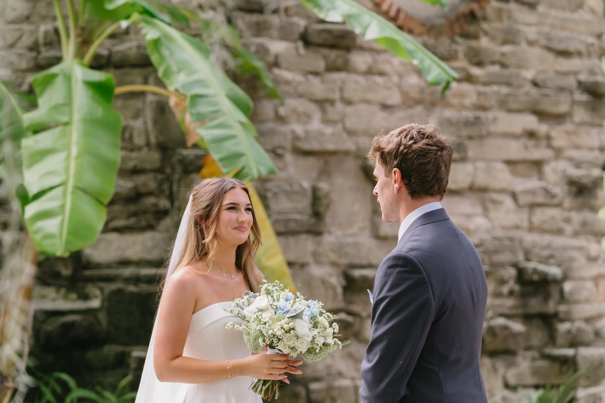 First Look — Elisabeth & Cody wedding, Dallas–Fort Worth